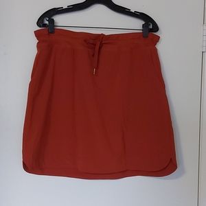 Drawstring waist skirt
